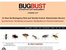 Tablet Screenshot of bugbust.net